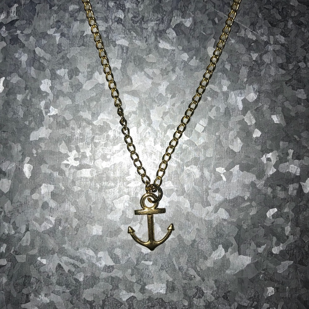 5/$35 😍 18in Gold Plated Anchor Necklace ⚓️